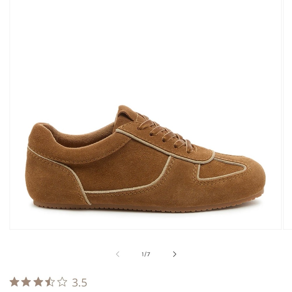 Kelsi Dagger Tan Suede Sneakers